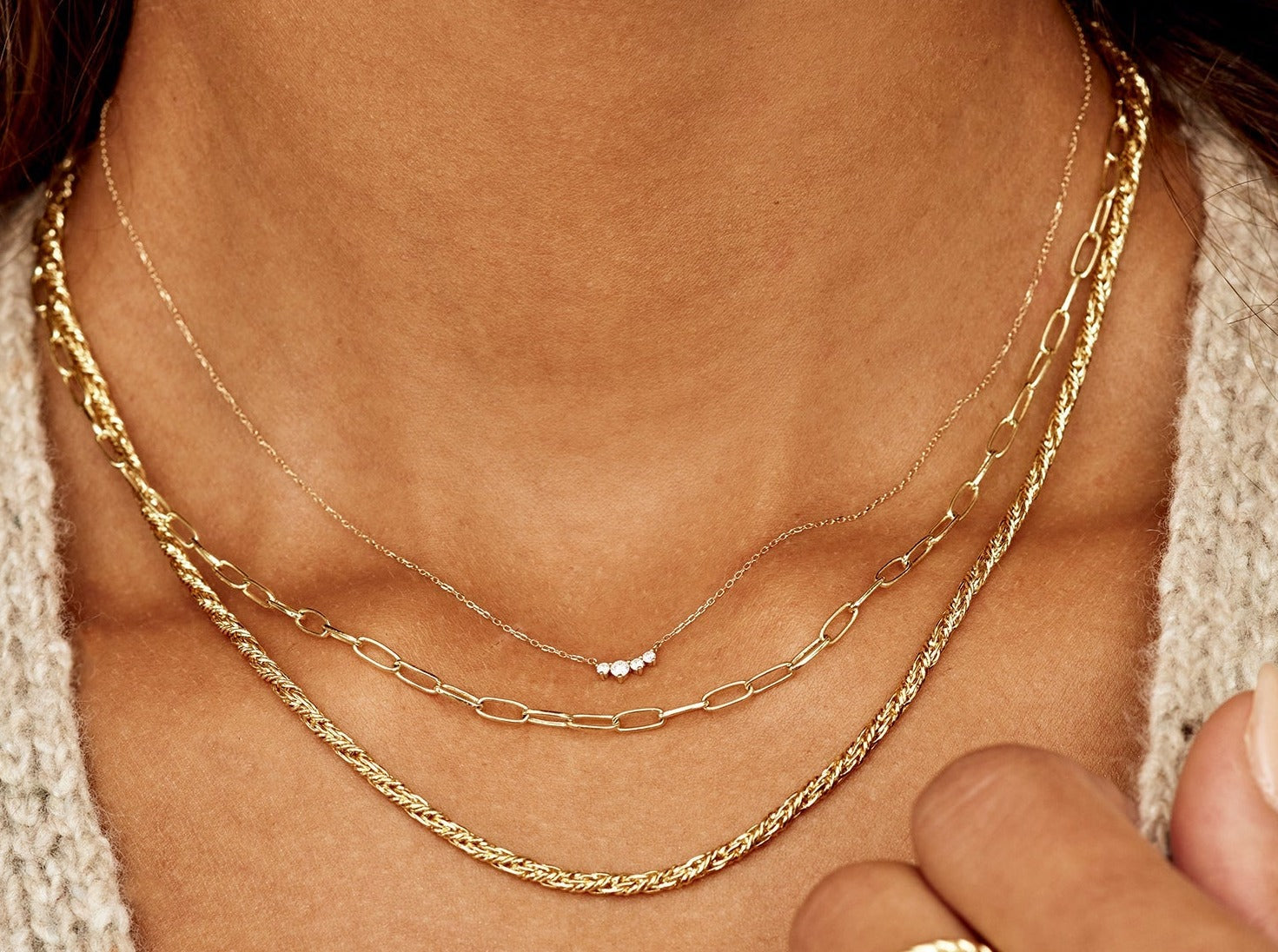 Gorjana parker online shimmer necklace